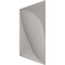 Ekena Millwork 11 7/8in. W x 11 7/8in. H Malone EnduraWall Decorative 3D Wall Panel Covers 0.98 Sq. Ft. WP12X12MLGBW - alternate 3